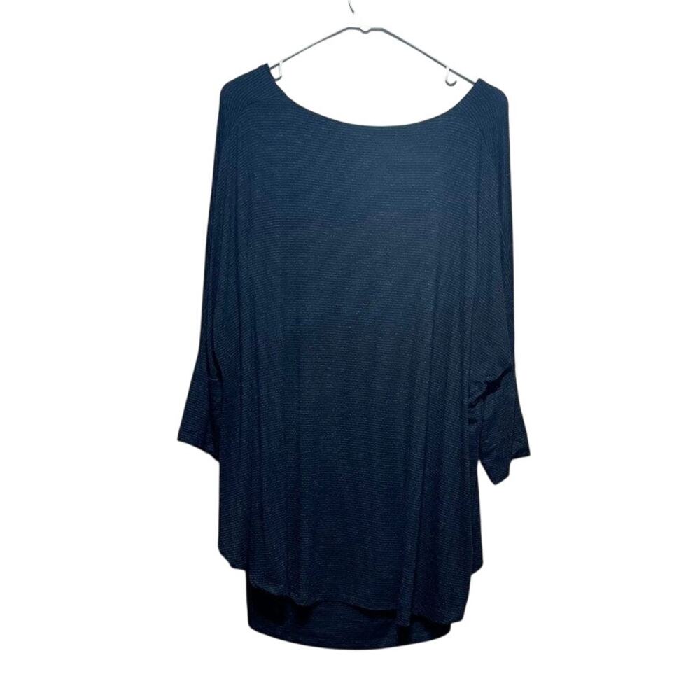 Shannon Passero Womens Black Tunic Top L/G Viscose Stretch Made in Turkey